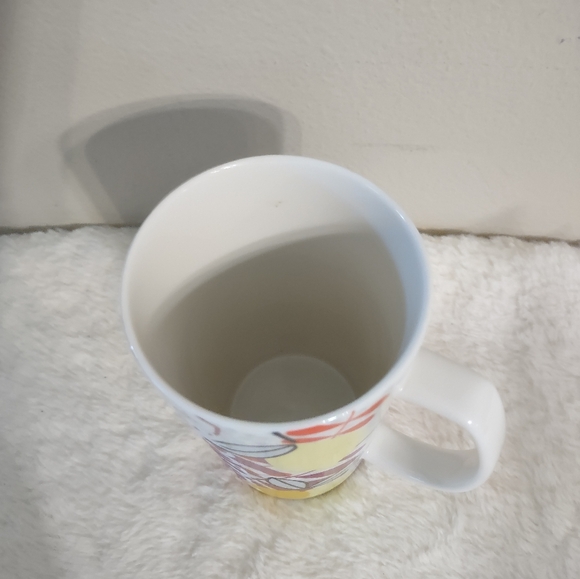 Starbucks Tropical Lemon Etched Fruit Ceramic Coffee Mug 16oz. - Picture 7 of 8